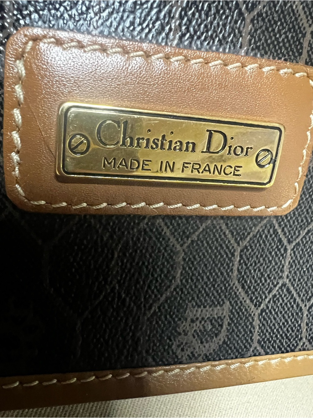 Vintage Christian Dior Travel Luggage Bag RARE - Picture 10 of 17
